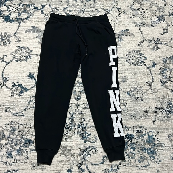 PINK Victoria's Secret Pants - black sweatpants